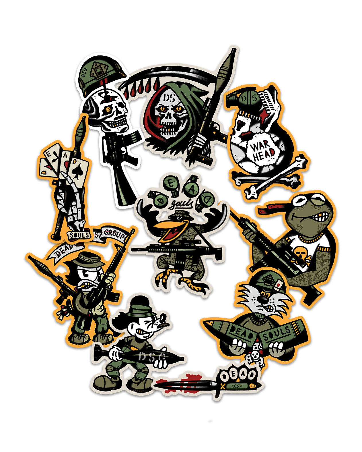 СТІКЕРПАК WAR HEAD