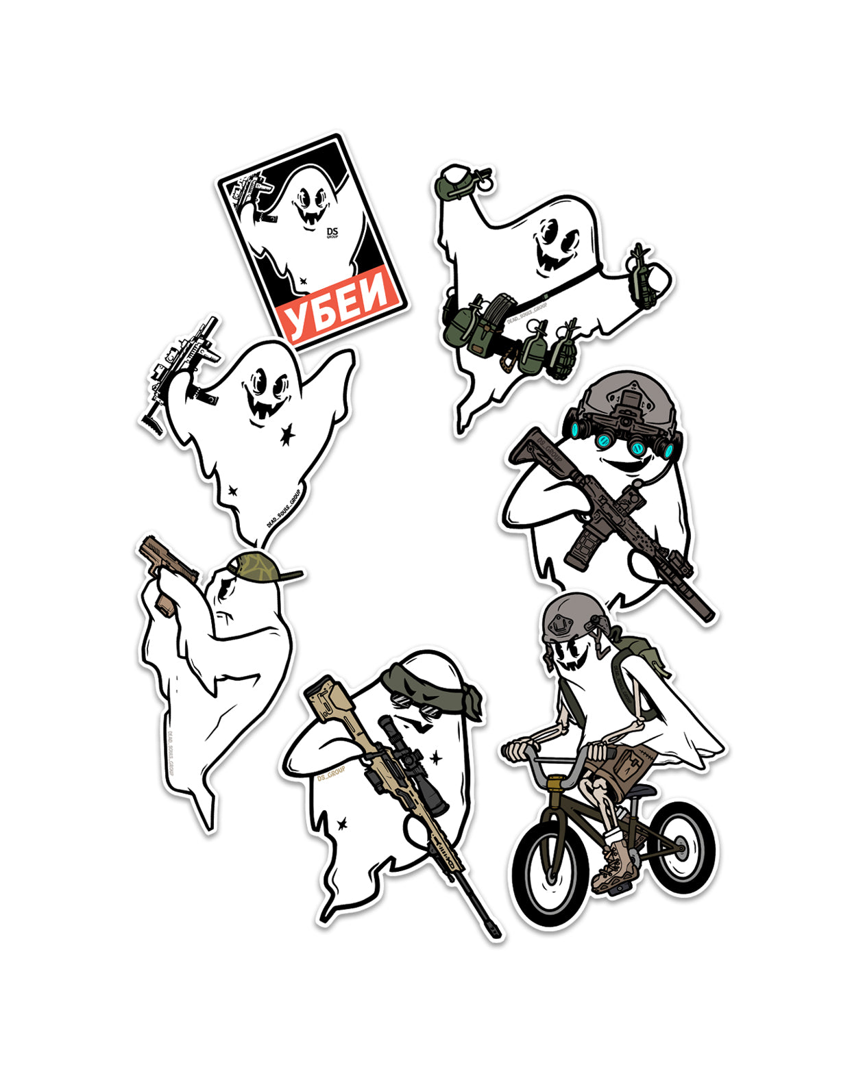 СТІКЕРПАК  GHOSTS